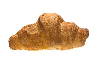 ekmek beyaz arkaplanda izole edildi
