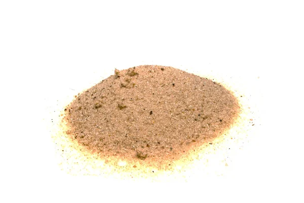 Пісок ізольований на білому фоні — стокове фото