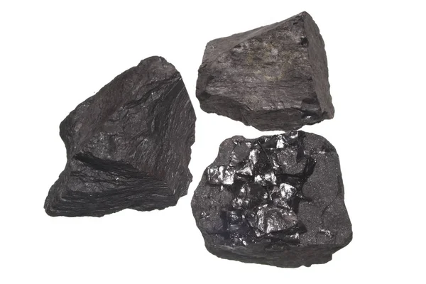 Coal isolated on white background — Stock Photo, Image