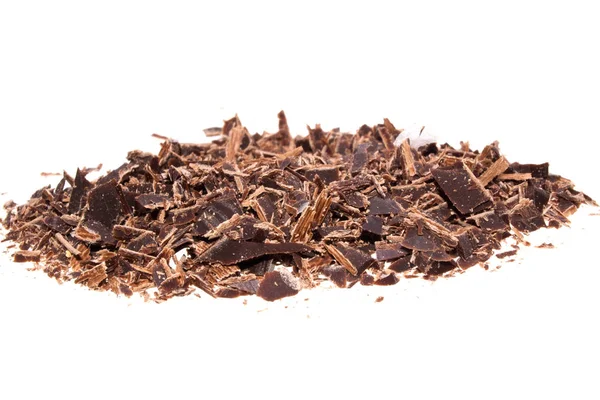 Chocolade geïsoleerd op witte achtergrond — Stockfoto