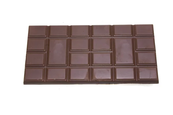 Chocolate isolado no fundo branco — Fotografia de Stock