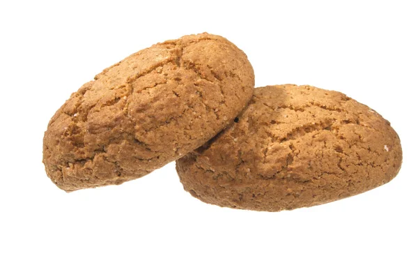 쿠키는 흰 배경에서 고립되었다 — 스톡 사진