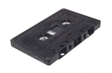 kaset beyaz arkaplanda izole edildi