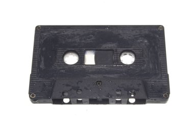 kaset beyaz arkaplanda izole edildi