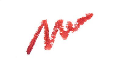 ruj beyaz arkaplanda izole edildi