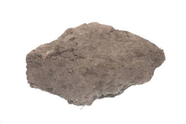 beyaz arkaplanda izole edilmiş toprak