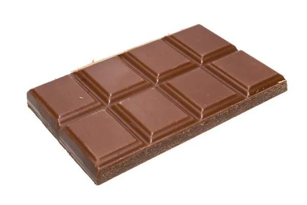 Beyaz arkaplanda izole edilmiş çikolata — Stok fotoğraf