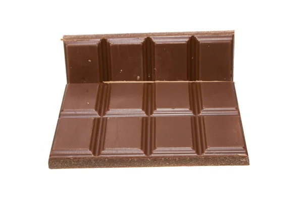 Chokolade isoleret på hvid baggrund - Stock-foto