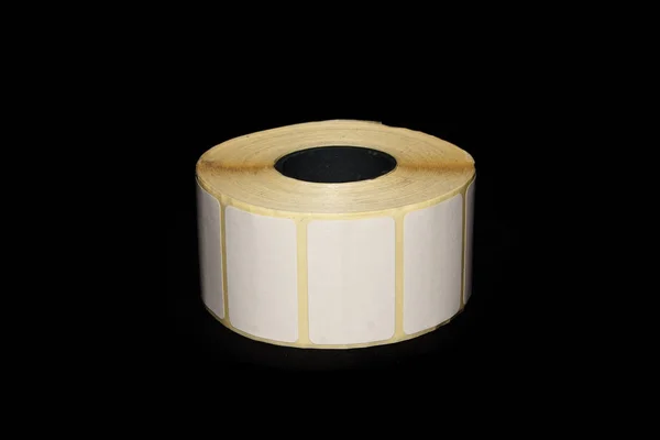 Gesso adesivo isolado no fundo preto — Fotografia de Stock