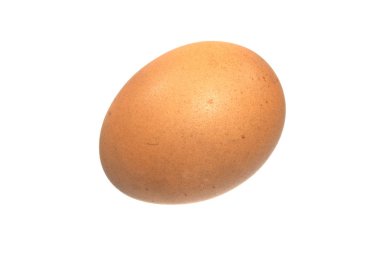 Beyaz arkaplanda yumurta izole