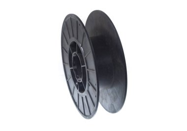 Beyaz arka plan üzerinde izole tel biriktirme