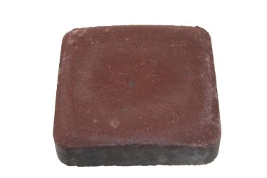 tuğla beyaz arkaplanda izole edildi