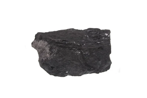 하얀 배경에 고립된 석탄 — 스톡 사진