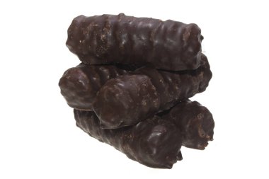 Beyaz arkaplanda izole edilmiş şeker