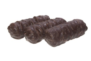 Beyaz arkaplanda izole edilmiş şeker