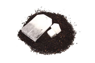 Beyaz arka plan üzerinde izole çay