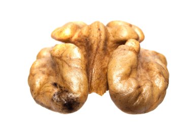 beyaz arkaplanda izole edilmiş fındık