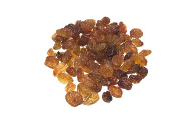 Beyaz arka planda izole Kuru meyve