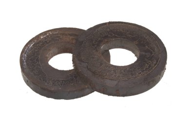 Beyaz arka plan üzerinde izole mıknatıs