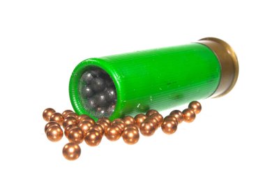 beyaz arkaplanda izole edilmiş kartuş