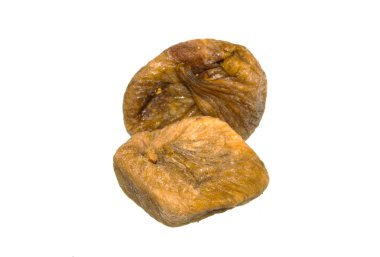 Beyaz arkaplanda incir izole edildi