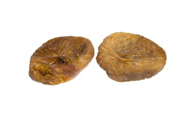 Beyaz arkaplanda incir izole edildi