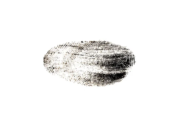 Δακτυλικό αποτύπωμα απομονωμένο σε λευκό φόντο — Φωτογραφία Αρχείου