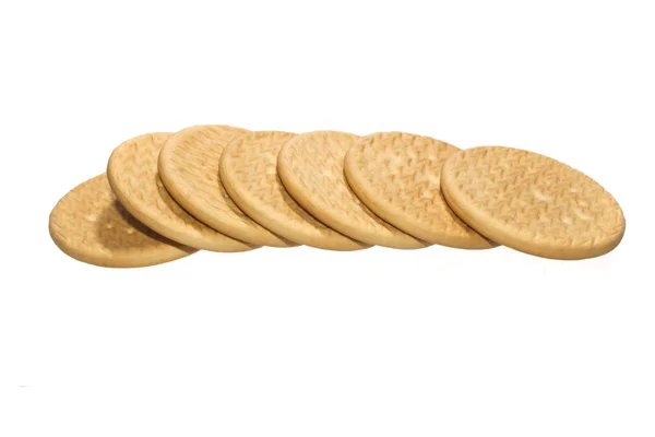 Cookie isoliert auf weißem Hintergrund — Stockfoto