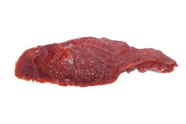 Fleisch isoliert auf weißem Hintergrund — Stockfoto
