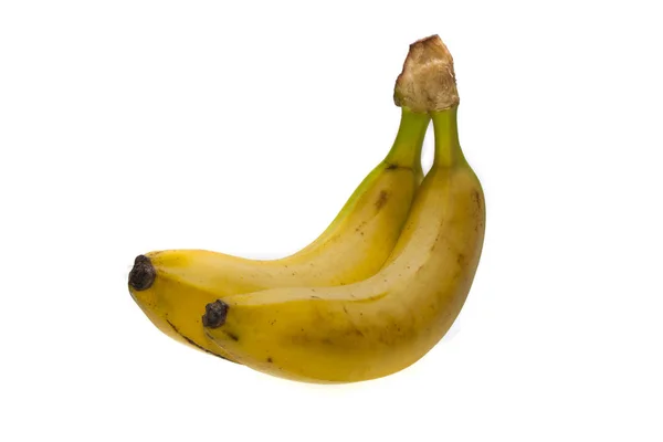 Banana isolada sobre fundo branco — Fotografia de Stock
