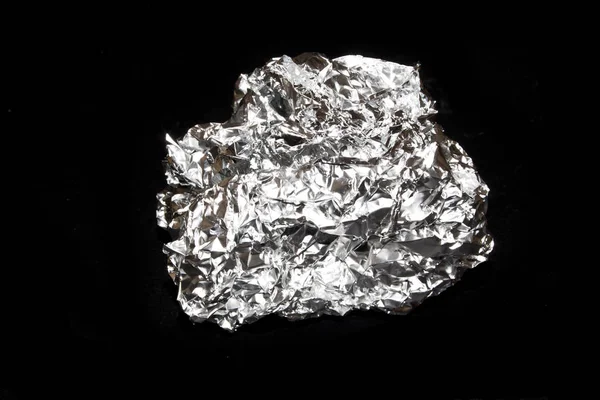 Crumpled metal isolated on white background — Stock Photo, Image