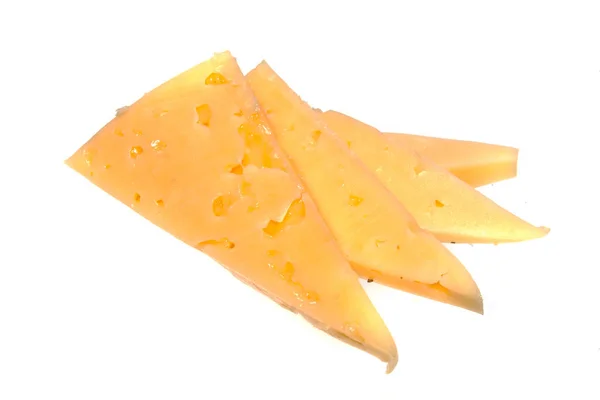 Cheese isolated on white background — Stock Photo, Image