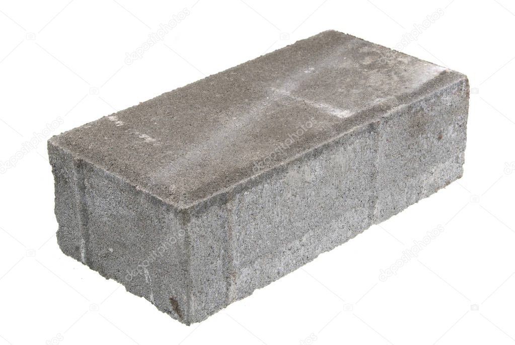 brick isolated on white background