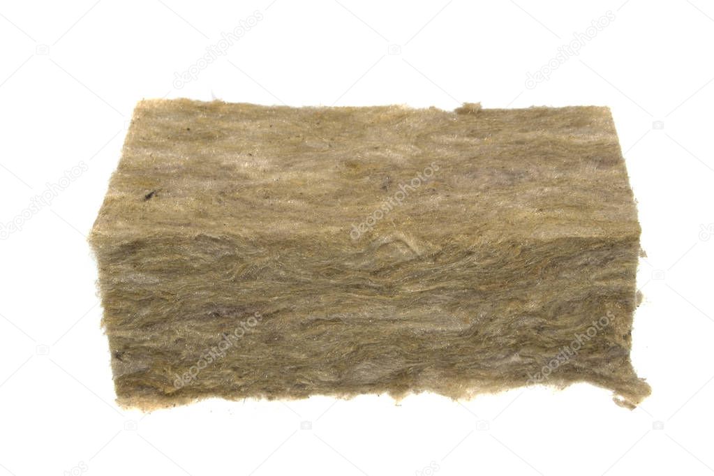 construction wool isolated on white background