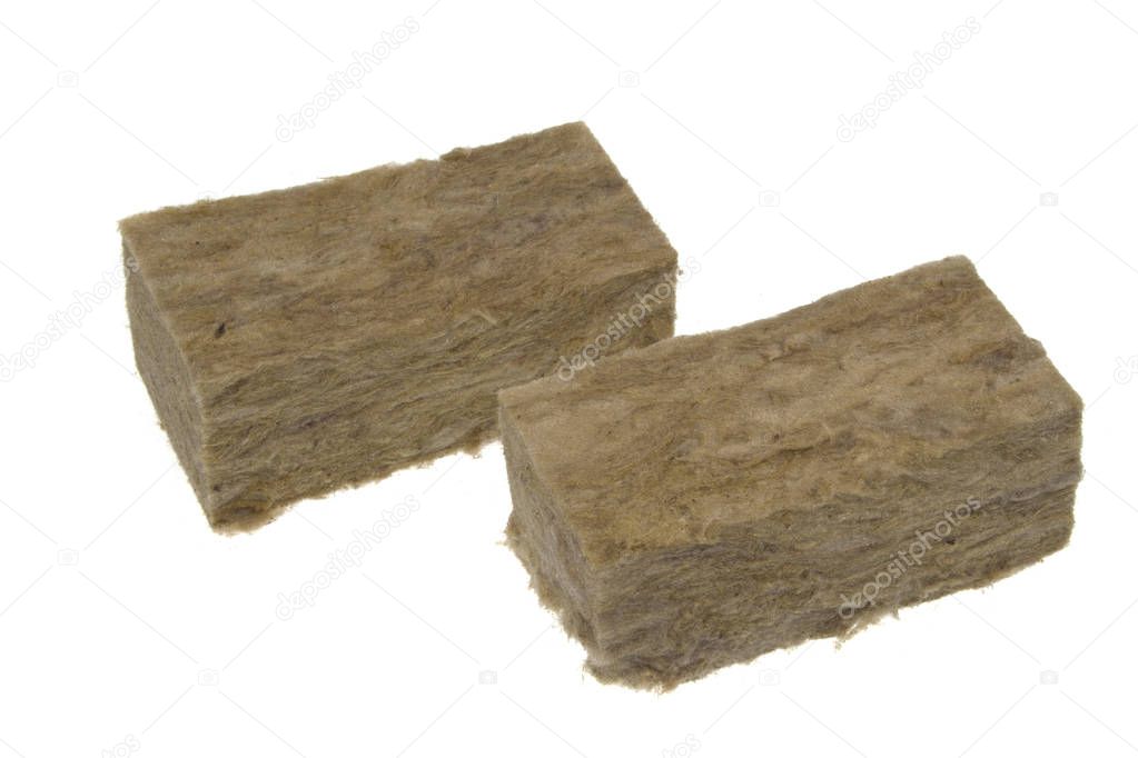 construction wool isolated on white background