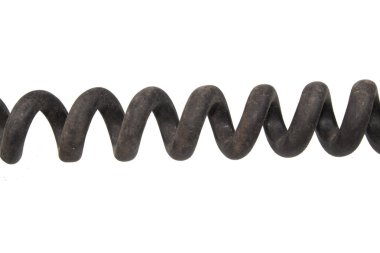 Beyaz arka plan üzerinde izole tel