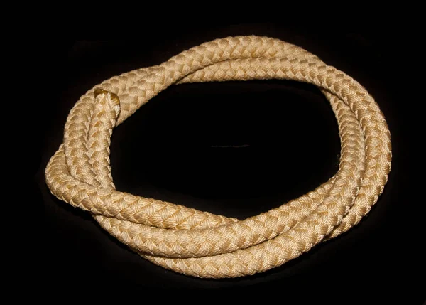 Kötél elszigetelt fehér háttér — Stock Fotó