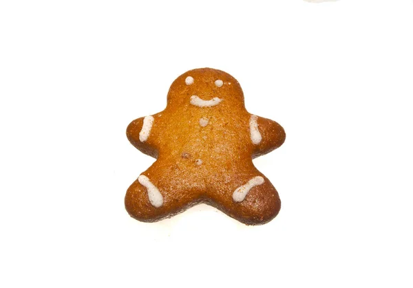 Cookie isolerad på vit bakgrund — Stockfoto