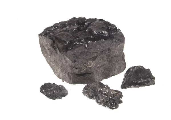 Coal isolated on white background — Stock Photo, Image