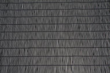 Beyaz arka plan üzerinde izole bambu peçete