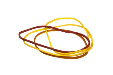 beyaz arkaplanda izole edilmiş kırtasiye sakızı