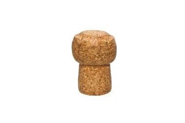 Beyaz arka plan üzerinde izole cork
