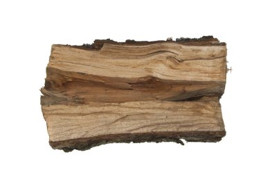 Beyaz arkaplanda yakacak odun