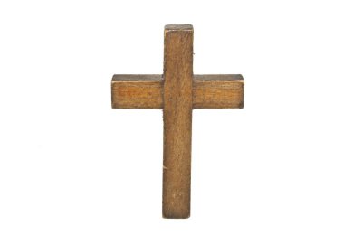 Kilise beyaz arka planda izole edilmiş.