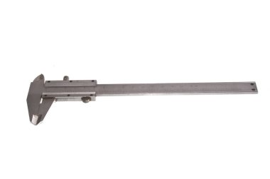 Vernier beyaz zemin üzerine izole Kaliper