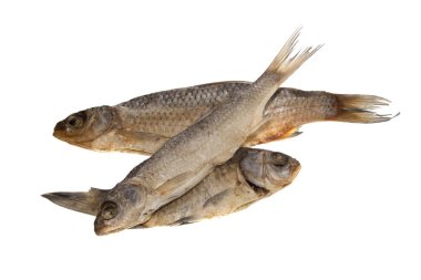 Beyaz arkaplanda izole edilmiş balık