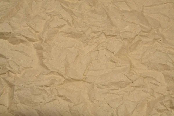 Összegyűrt papír elszigetelt fehér háttér — Stock Fotó