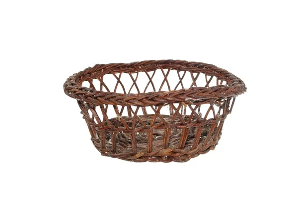 Basket isolated on white background — Stock Photo, Image