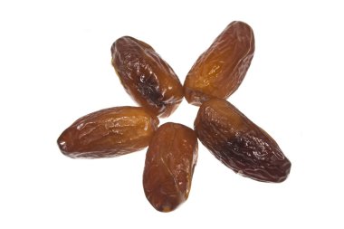 Beyaz arkaplanda izole edilmiş tarihler