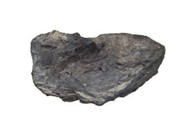 kömür beyaz arkaplanda izole edildi